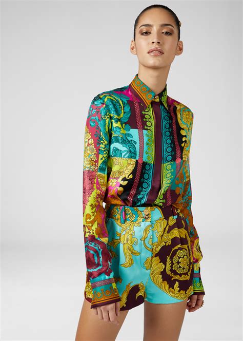 versace seide shirt